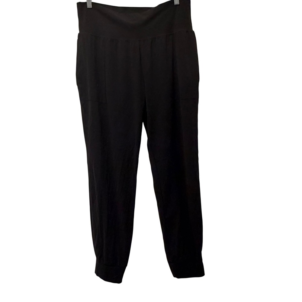 Athleta Salutation Jogger in Powervita Black High Rise Yoga Pants Womens XLT